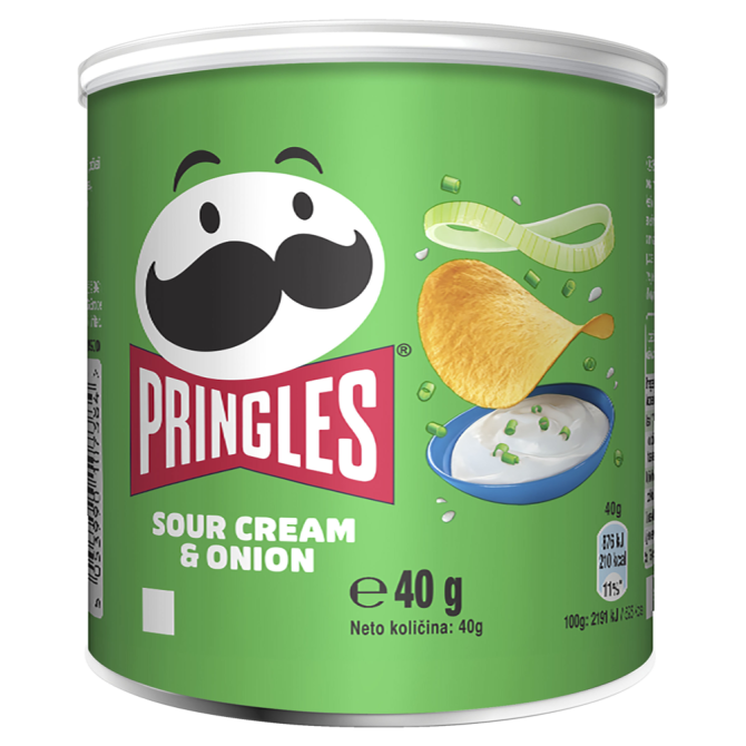 Proizvod Pringles Sour Cream & Onion 40 g brenda Pringles