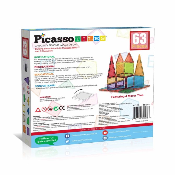 Proizvod Picasso Tiles set s kockicama 63 kom brenda Picasso Tiles