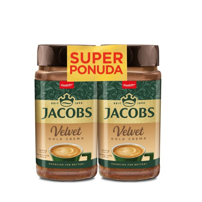 Proizvod Jacobs instant kava Velvet Gold Crema 2x180g brenda Jacobs