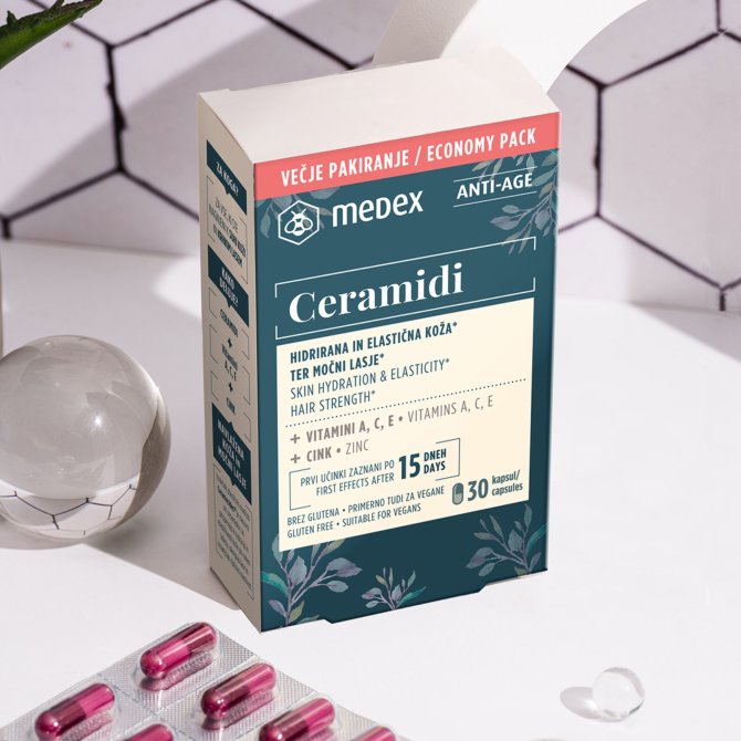 Proizvod Medex Ceramidi kapsule 30 kom brenda Medex