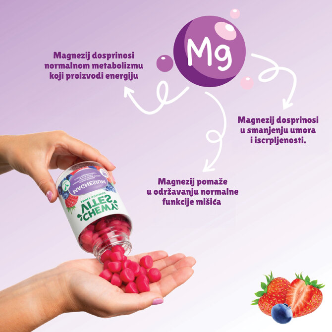 Proizvod Chewy Vites Adult Magnesium gumeni bomboni 60 komada brenda Chewy Vites