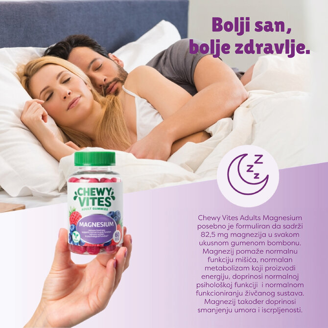 Proizvod Chewy Vites Adult Magnesium gumeni bomboni 60 komada brenda Chewy Vites