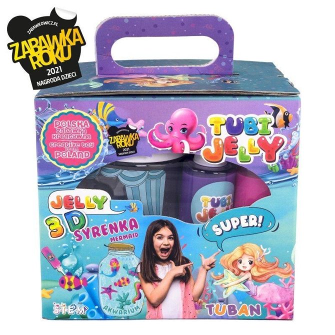 Proizvod Tuban Jelly kreativni set za izradu 3D figura - morska sirena brenda Tuban