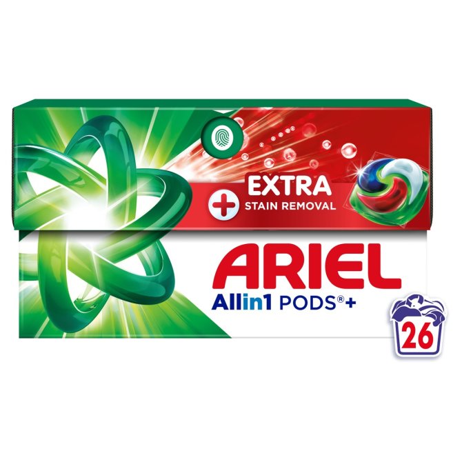 Proizvod Ariel Extra Hygiene gel kapsule 26 kom brenda Ariel