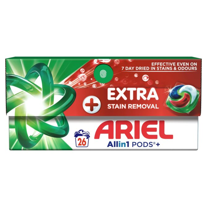 Proizvod Ariel Extra Hygiene gel kapsule 26 kom brenda Ariel