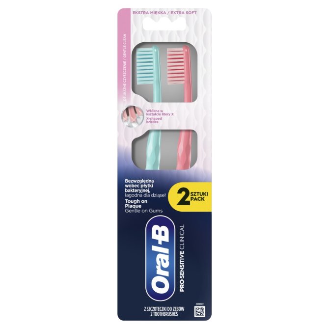 Proizvod Oral‑B Sensitive Clinic Xsoft zubna četkica 2 kom brenda Oral-B