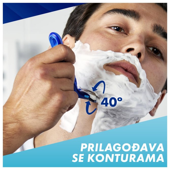 Proizvod Gillette Sensor3 brijač + zamjenske britvice 8 komada brenda Gillette