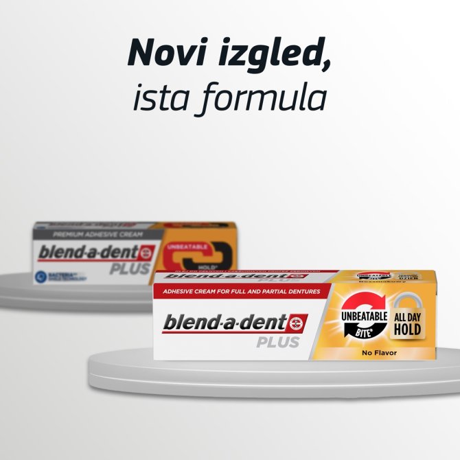 Proizvod Blend-a-dent Plus krema za učvrščivanje zubnih proteza 40 g brenda Blend- a- dent