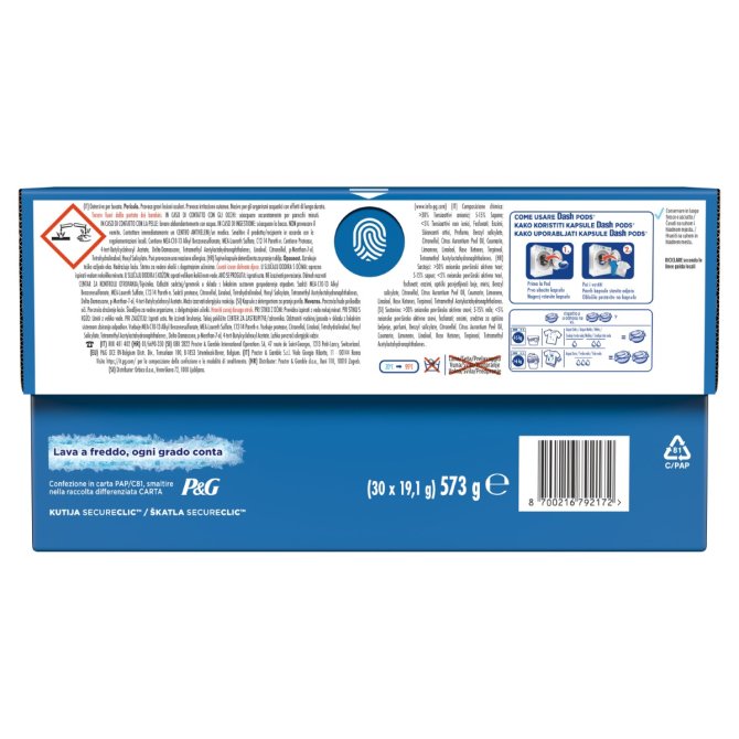 Proizvod Dash Amber gel kapsule 30 pranja brenda Dash
