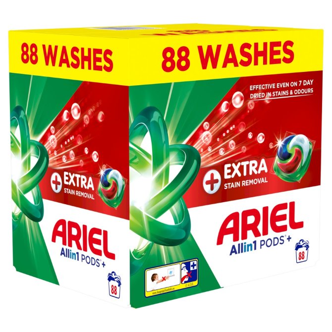 Proizvod Ariel Extra Hygiene gel kapsule 88 pranja brenda Ariel