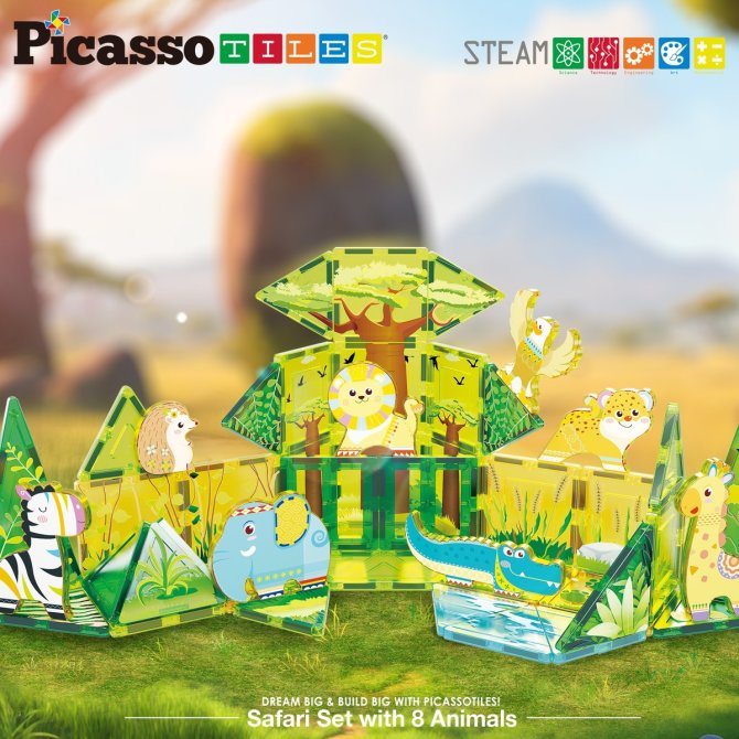 Proizvod Picasso Tiles set s 8 životinja brenda Picasso Tiles