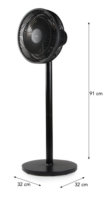 Proizvod DOMO samostojeći ventilator DO8157- 30 cm, crni brenda Domo