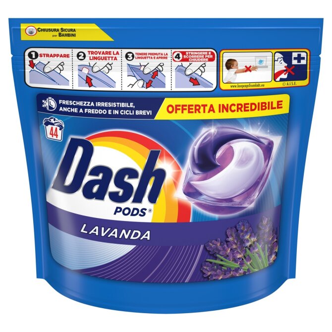 Proizvod Dash Lavander gel kapsule 44 pranja brenda Dash