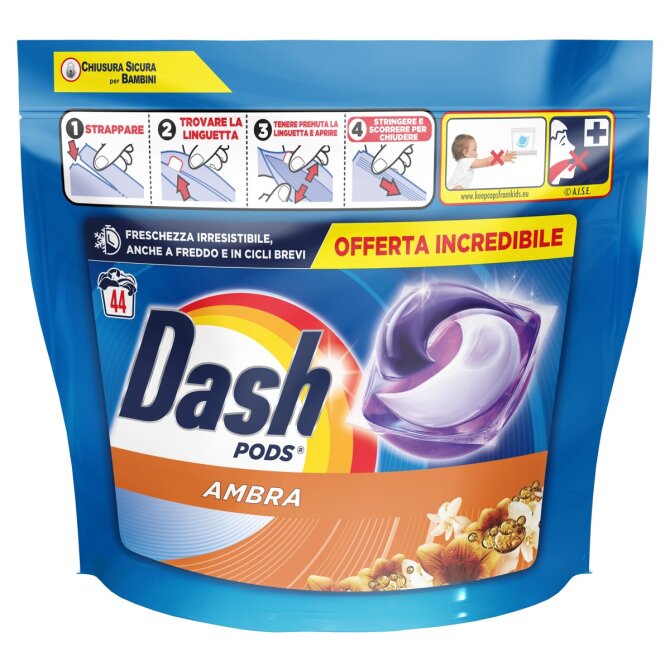 Proizvod Dash Amber gel kapsule 44 pranja brenda Dash