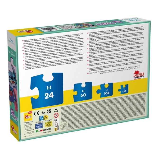 Proizvod Stitch Složi i oboji puzzle 250 kom brenda Lisciani
