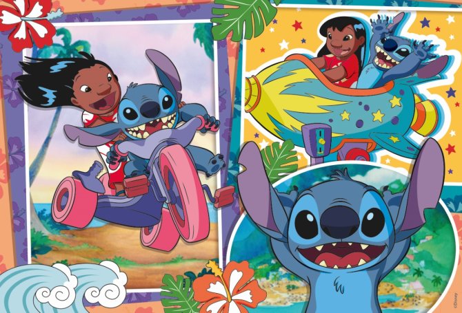 Proizvod Stitch Složi i oboji puzzle 250 kom brenda Lisciani