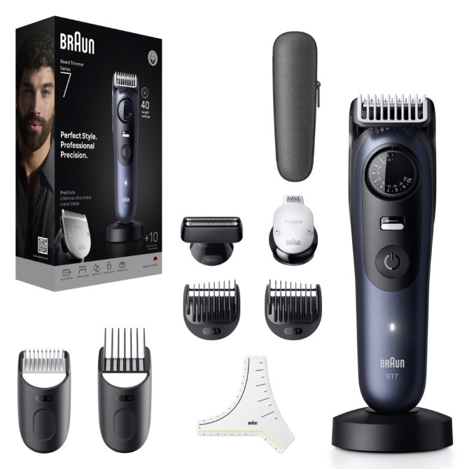 Proizvod Braun BT7540 +10 trimer za bradu brenda Braun