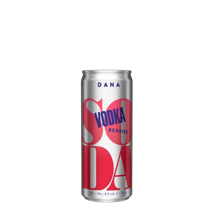 Proizvod DANA Vodka, alkoholno piće, Berries 12x0.33 l brenda Dana