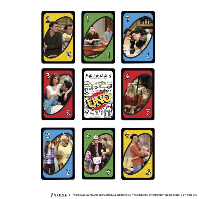 Proizvod UNO karte Prijatelji brenda Mattel društvene igre