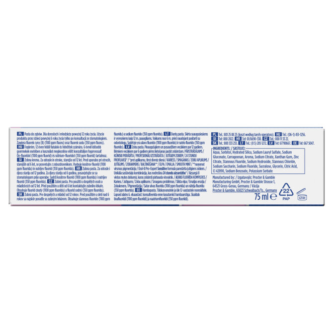 Proizvod Oral-B Pro-Expert Sensitive zubna pasta 2x75 ml brenda Oral-B