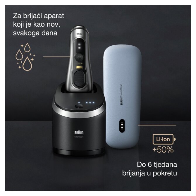 Proizvod Braun Series 9 PRO+ 9675cc brijaći aparat - sivi brenda Braun