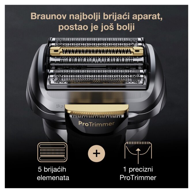 Proizvod Braun Series 9 PRO+ 9675cc brijaći aparat - sivi brenda Braun