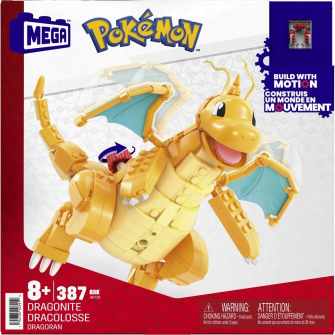 Proizvod Mega Construx Pokemon figurica Dragonite s pokretima brenda Mega Construx