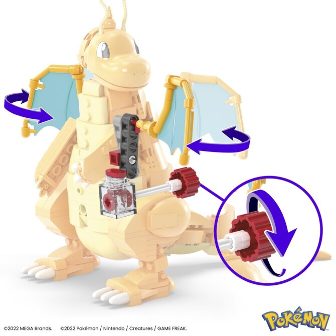 Proizvod Mega Construx Pokemon figurica Dragonite s pokretima brenda Mega Construx