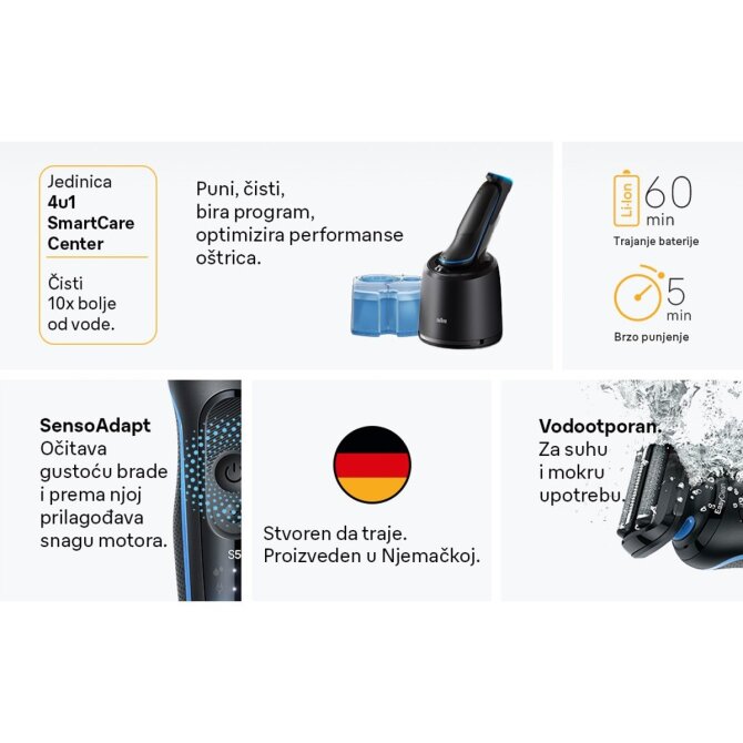 Proizvod Braun Series 5 52-B7000cc brijaći aparat brenda Braun