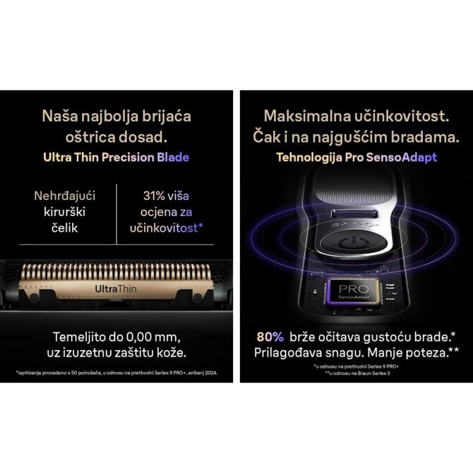 Proizvod Braun Series 9 PRO+ 9615s brijaći aparat - sivi brenda Braun