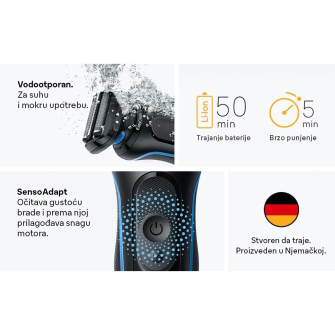 Proizvod Braun Series 5 52-B1000s brijaći aparat brenda Braun
