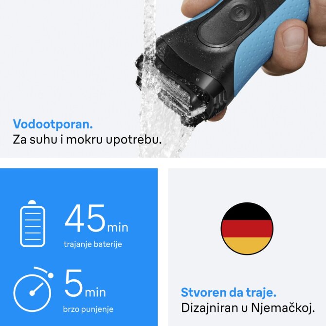 Proizvod Braun Series 3+ 3010BT brijaći aparat brenda Braun