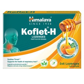 Proizvod Himalaya Koflet pastile sa okusom naranče brenda Himalaya