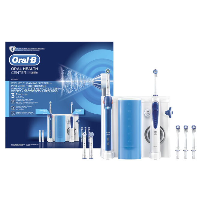 Proizvod Oral-B OxJet tuš + četkica Pro 2000 brenda Oral-B