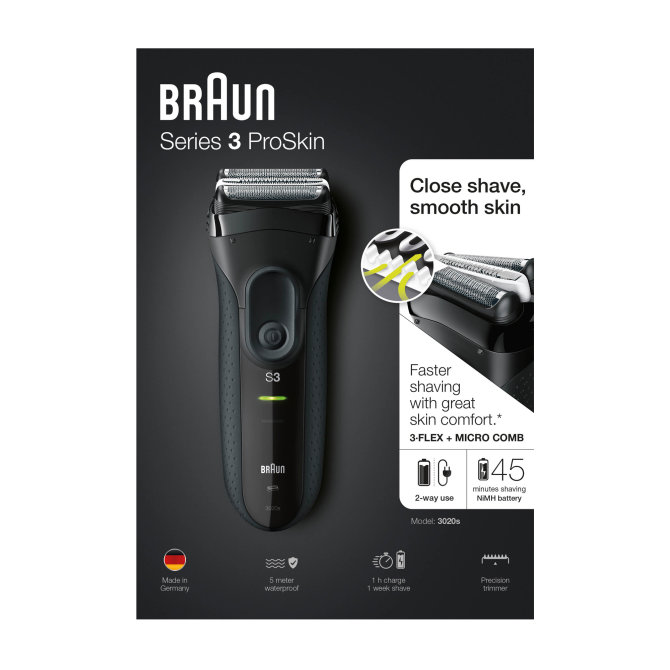 Proizvod Braun 3020 brijaći aparat crni brenda Braun