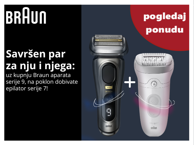 Braun serija 9 + epilator na poklon