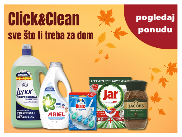 Click&Clean s jesenskom pozadinom